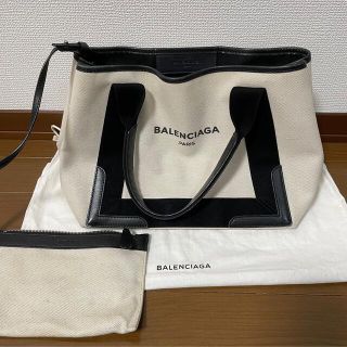 バレンシアガ(Balenciaga)のBALENCIAG バレンシアガ　トートバッグ　キャンバストート　ネイビーカバス(トートバッグ)