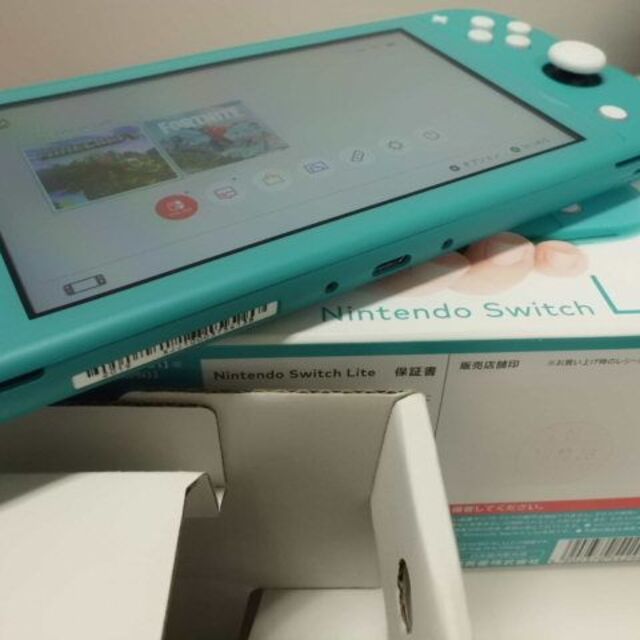 Nintendo Switch(ニンテンドースイッチ)のNintendo Switch Lite Turquoise エンタメ/ホビーのゲームソフト/ゲーム機本体(携帯用ゲーム機本体)の商品写真