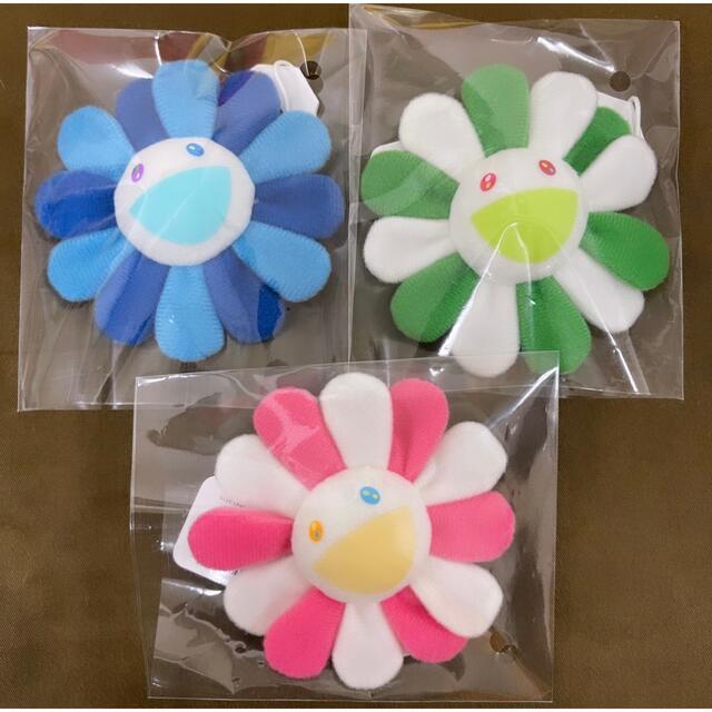 村上隆 お花ストラップ Flower Key Chain 3色セット エンタメ/ホビーの美術品/アンティーク(その他)の商品写真