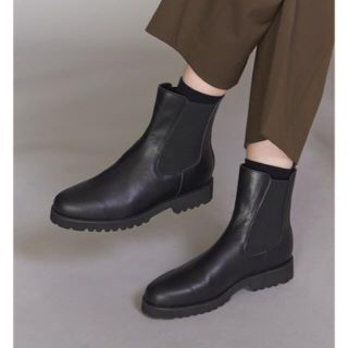 BEAUTY&YOUTH UNITED ARROWS - 美品 BY レザー サイドゴア ブーツの