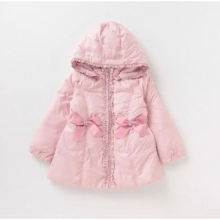 ♡メゾピアノJr♡ 140 新品タグ付き　ダウンコート　ビジュー付き