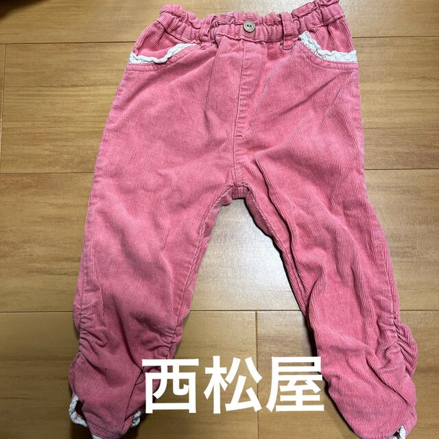 西松屋(ニシマツヤ)のズボン　2枚セット　90 キッズ/ベビー/マタニティのキッズ服女の子用(90cm~)(パンツ/スパッツ)の商品写真