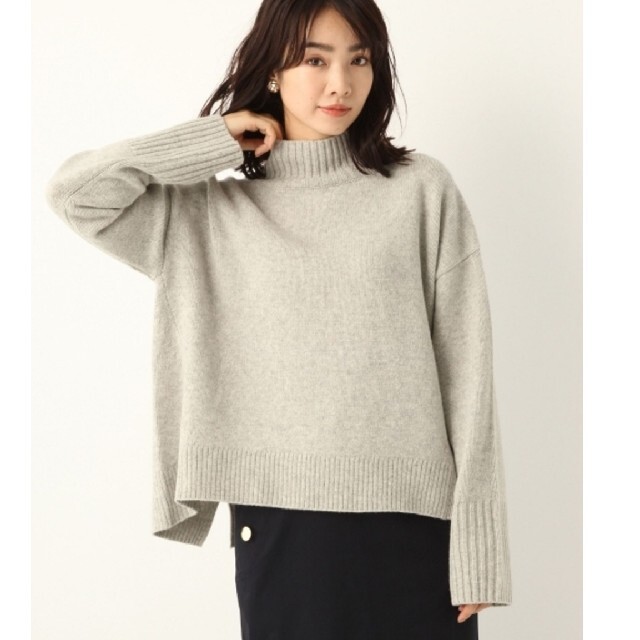 apart by lowrys(アパートバイローリーズ)の❰美品❱apart by lowrys 5GWオフタートル GRAY レディースのトップス(ニット/セーター)の商品写真