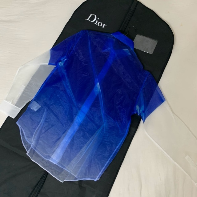 DIOR HOMME(ディオールオム)のDIOR 20SS SEE THROUGH BLUE SHIRT メンズのトップス(シャツ)の商品写真