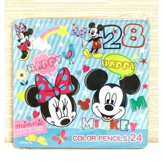 ディズニー(Disney)の【新品】ミッキー ＆ ミニー “24本入り 色鉛筆” ディズニー 24色(色鉛筆)