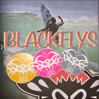 ブラックフライズ(BLACK FLYS)のBlackFlys GirlブラックフライUS限定フライアイコンステッカーラス1(サングラス/メガネ)