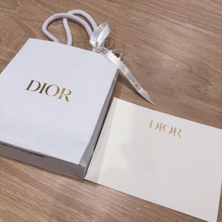 DIOR ショップ袋リボンメッセージカード(ショップ袋)