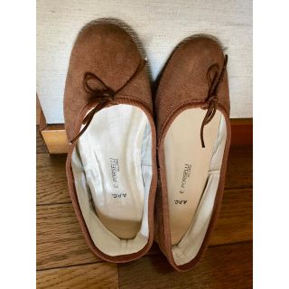 アーペーセー(A.P.C)のお値下げ＊A.P.C porselli ポルセリ　37 スエ－ド　ブラウン(バレエシューズ)