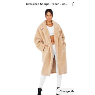 ルルレモン(lululemon)のAloyoga アロヨガoversized sherpa trench (ヨガ)