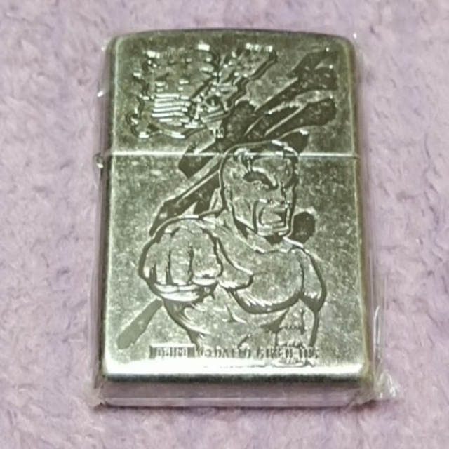 ZIPPO(ジッポー)のzippo パチスロ 押忍番長 薫先生 銀仕上げ メンズのファッション小物(タバコグッズ)の商品写真