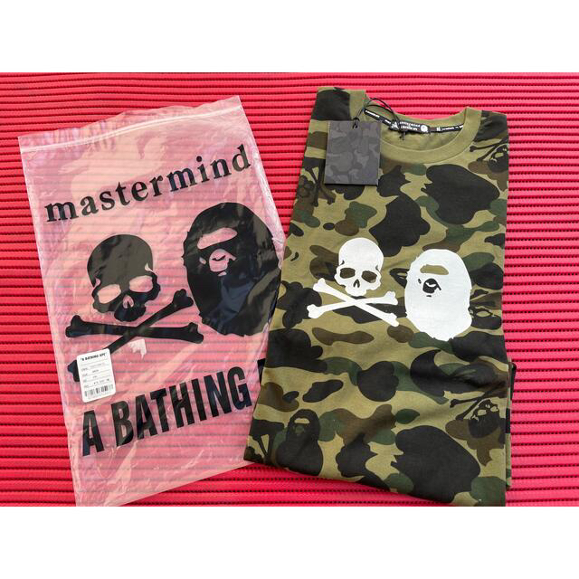 激レア2XL! 伊勢丹限定BAPE×mastermind ファーストカモTシャツ