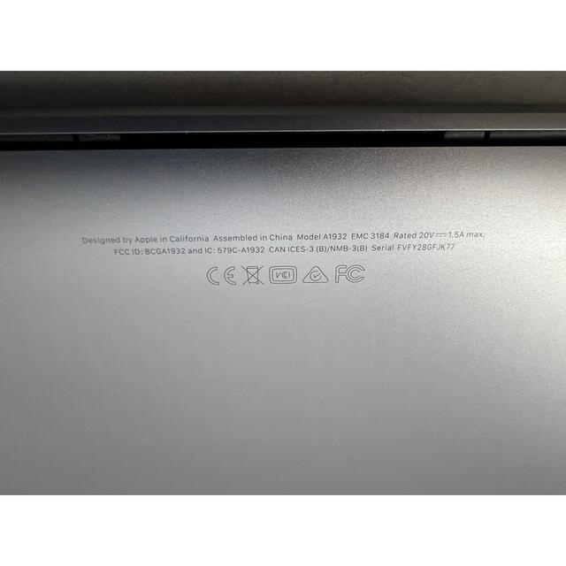 Mac (Apple)(マック)のMacbook Air13インチ SSD128GB メモリ8GB 中古 スマホ/家電/カメラのPC/タブレット(ノートPC)の商品写真