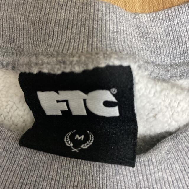 希少✨ FTC スウェット　トレーナー　センターロゴ　刺繍　ネイビー　M