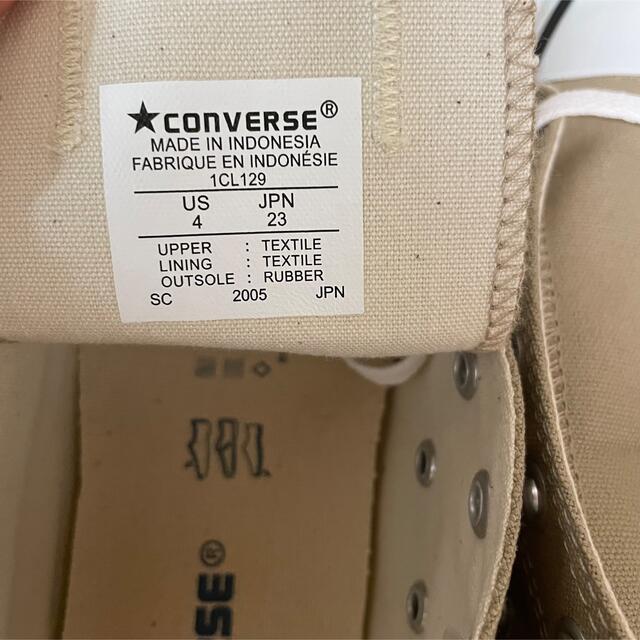 CONVERSE(コンバース)の【新品】CONVERSE ベージュ レディースの靴/シューズ(スニーカー)の商品写真