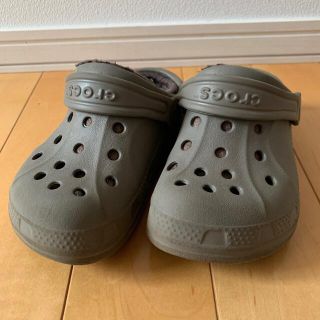 クロックス(crocs)の値下げ！冬用クロックス■8-9■カーキ(サンダル)