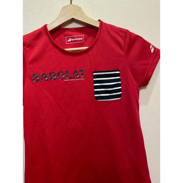 Babolat(バボラ)のバボラ　ゲームTシャツ　SS レッド スポーツ/アウトドアのテニス(ウェア)の商品写真