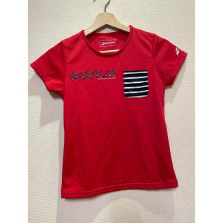 バボラ(Babolat)のバボラ　ゲームTシャツ　SS レッド(ウェア)