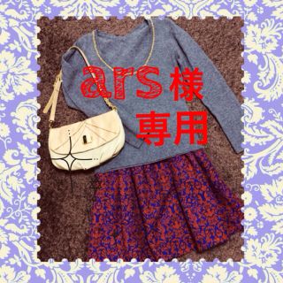 クルーンアソング(CROON A SONG)の首元デザイン♡グレーニット(ニット/セーター)