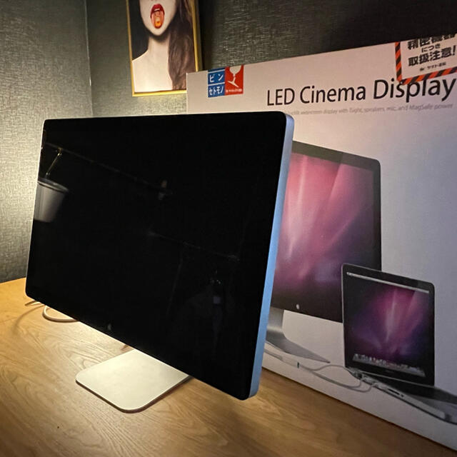 Apple 27インチ LEDシネマディスプレイ MC007J/A - ディスプレイ