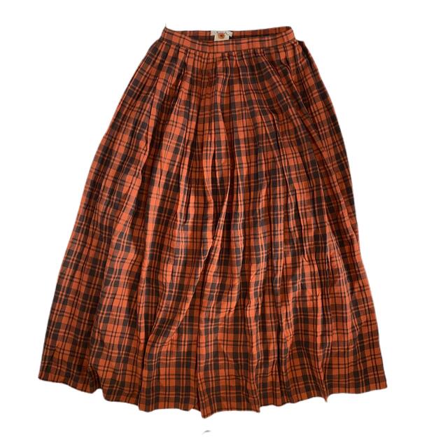 VINTAGE Check skirt