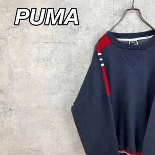 プーマ(PUMA)の希少 90s プーマ スウェット 刺繍ロゴ ビッグシルエット 美品(スウェット)