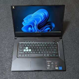 エイスース(ASUS)のゲーミングノートPC TUF DASH F15 US版 USキーボード(ノートPC)