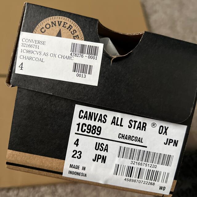CONVERSE(コンバース)のconverse ALL STAR 23cm charcoal レディースの靴/シューズ(スニーカー)の商品写真