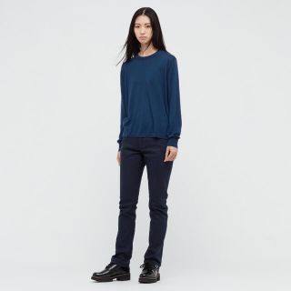 ユニクロ(UNIQLO)のセルビッジストレートジーンズ　BLUE 26(デニム/ジーンズ)