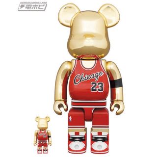 メディコムトイ(MEDICOM TOY)のBE@RBRICK MichaelJordanマイケルジョーダン100%400%(その他)