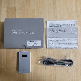 エヌイーシー(NEC)のモバイルルータ Aterm MP02LN 美品(その他)