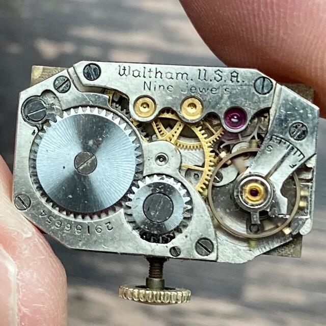 について Waltham - ウォルサム アンティーク 腕時計 手巻き メンズ