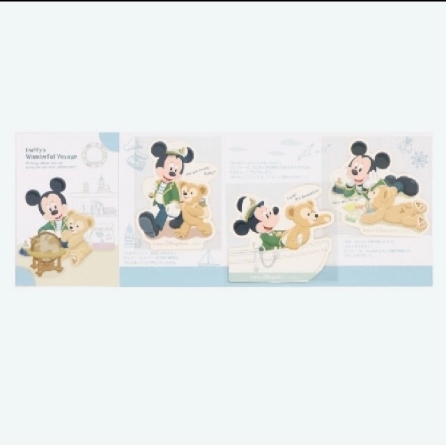 Disney(ディズニー)のワンダフルヴォヤッジ ダッフィー ミッキー ディズニーシー ステッカー エンタメ/ホビーのおもちゃ/ぬいぐるみ(キャラクターグッズ)の商品写真