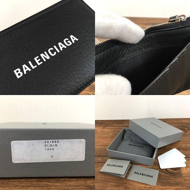 Balenciaga(バレンシアガ)の未使用品 BALENCIAGA フラグメントケース ブラック 376 メンズのファッション小物(折り財布)の商品写真