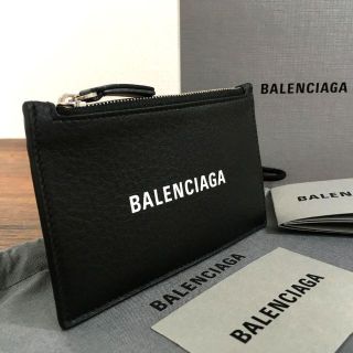 バレンシアガ(Balenciaga)の未使用品 BALENCIAGA フラグメントケース ブラック 376(折り財布)