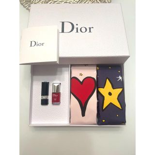 クリスチャンディオール(Christian Dior)のディオール　箱なし　DIOR 巾着　ネイル　リップ　セット　ノベルティ(ポーチ)