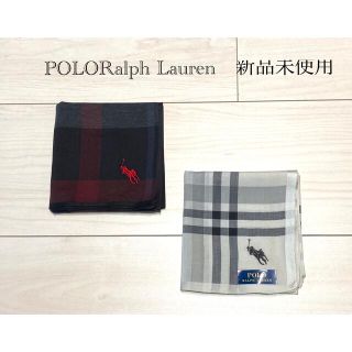 ポロラルフローレン(POLO RALPH LAUREN)のメンズ用　新品未使用　POLO Ralph Laurenハンカチ　(ハンカチ/ポケットチーフ)