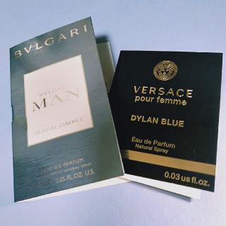 ブルガリ(BVLGARI)の「K6」ブルガリ・ヴェルサーチ香水サンプル(サンプル/トライアルキット)