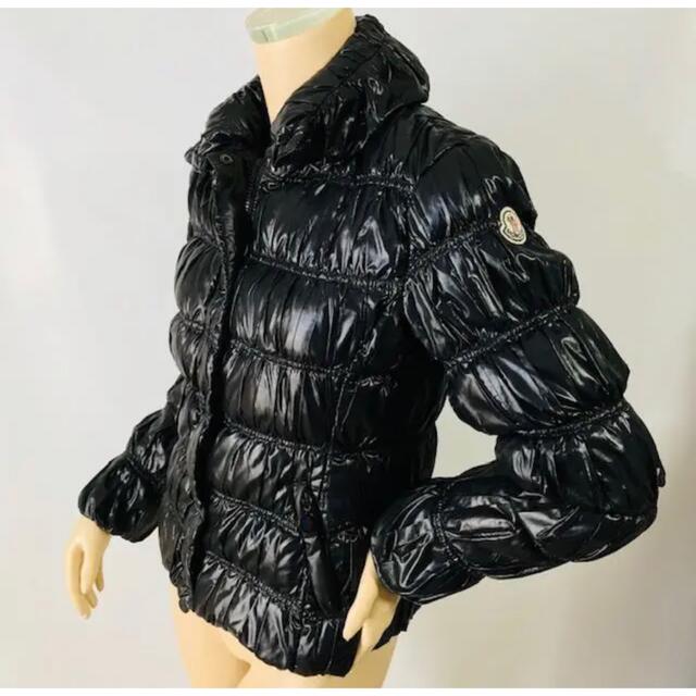 美品☆モンクレール・ギャザー ワッペン付 ジップボタン ダウン