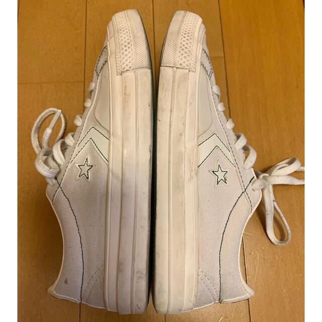 CONVERSE(コンバース)のコンバース　プロライド　SK CK OX ホワイト　グリーン　23.5cm レディースの靴/シューズ(スニーカー)の商品写真