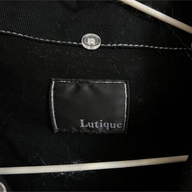 Lutique 黒 デニムジャケット レディースのジャケット/アウター(Gジャン/デニムジャケット)の商品写真