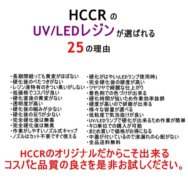 高品質 UVレジン LEDレジン 500ｇ×2本 透明 ハード クラフトレジン液 1