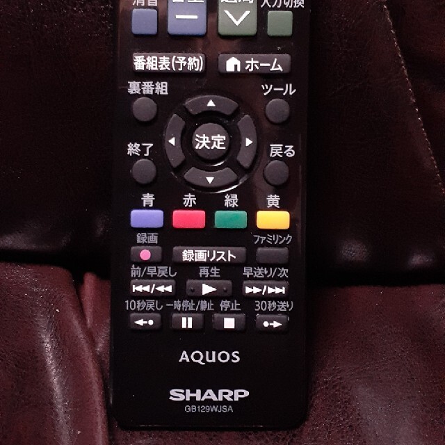 SHARP(シャープ)のSHARP AQUOS TV リモコン( GB129WJSA) スマホ/家電/カメラのテレビ/映像機器(その他)の商品写真