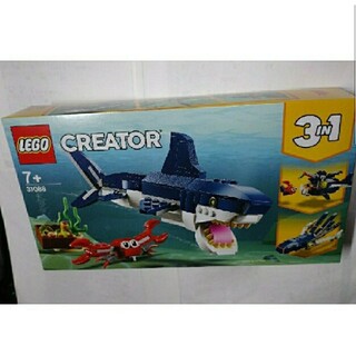 レゴ(Lego)の【新品】レゴ LEGOクリエイター 深海生物 31088 サメカニイカアンコウ(積み木/ブロック)