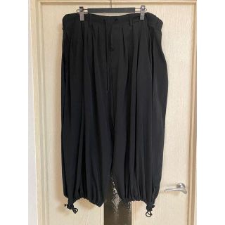 ヨウジヤマモト(Yohji Yamamoto)のヨウジヤマモト　バルーンパンツ　デシン　グラウンドワイ(サルエルパンツ)