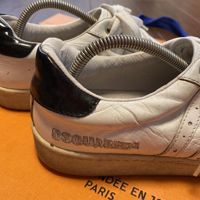 DSQUARED2(ディースクエアード)のディースクエアード　スニーカー　白 メンズの靴/シューズ(スニーカー)の商品写真