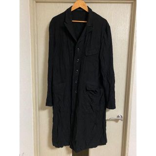 ヨウジヤマモト(Yohji Yamamoto)のヨウジヤマモト　ドクタージャケット　シワ加工(チェスターコート)