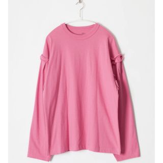 ホリデイ(holiday)のHOLIDAY SUPER FINE DRY RUFFLE TOPS (カットソー(長袖/七分))