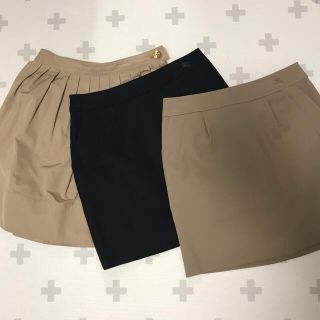 バーバリーブルーレーベル(BURBERRY BLUE LABEL)の【3枚セット】バーバリーブルーレーベル　スカート(ミニスカート)