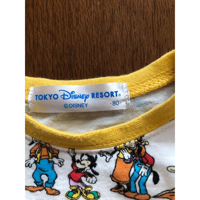 Disney(ディズニー)のTDR キッズロンT 80cm チームDisney キッズ/ベビー/マタニティのベビー服(~85cm)(シャツ/カットソー)の商品写真