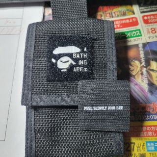 アベイシングエイプ(A BATHING APE)のAPE ベルト通し用ガラケーケース(モバイルケース/カバー)